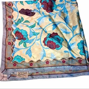 Vintage Silk Floral Rockmount Ranch Wear